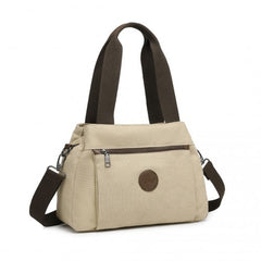 EH2045 - Kono Canvas Multi-Functional Cross Body Bag - Khaki