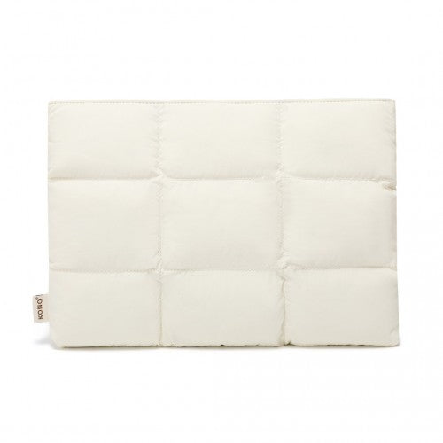 EH2359 - Kono Lightweight Magnetic Quilted Laptop Sleeve - Beige