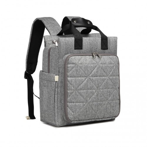 EM2105 - Kono Simple Lightweight Maternity Changing Bag - Grey