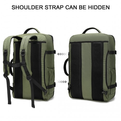 EM2207 - Kono Multifunctional Portable Travel Backpack Cabin Luggage Bag - Green