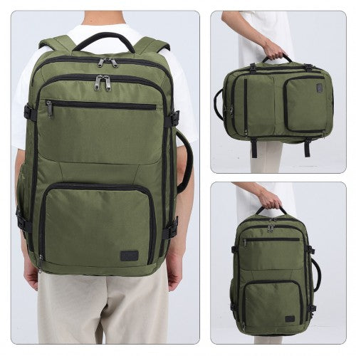 EM2207 - Kono Multifunctional Portable Travel Backpack Cabin Luggage Bag - Green