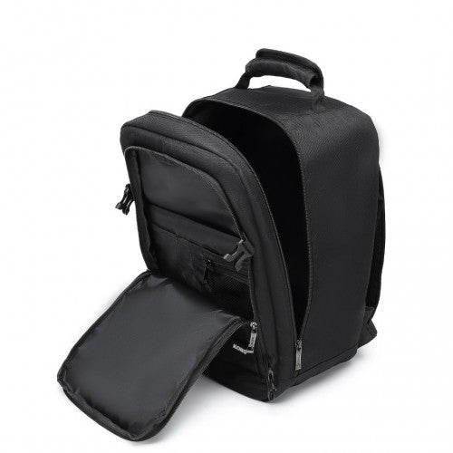 EM2231 - Kono Lightweight Cabin Bag Travel Business Backpack - Black