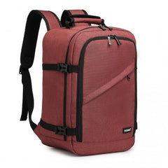 EM2231 - Kono Lightweight Cabin Bag Travel Business Backpack - Burgundy