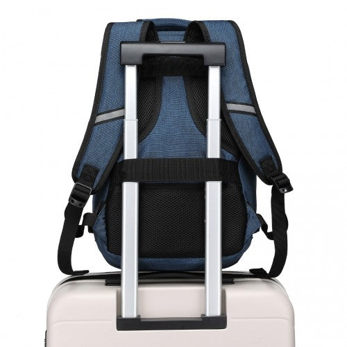 EM2231 - Kono Lightweight Cabin Bag Travel Business Backpack - Navy