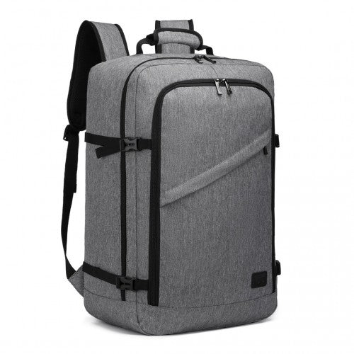 EM2231L - Kono Lightweight Cabin Bag Travel Business Backpack - Grey