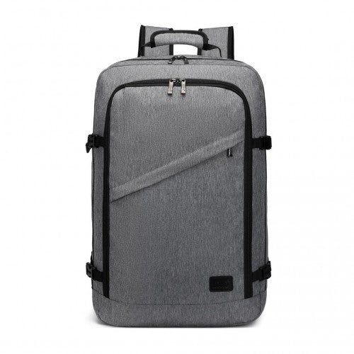 EM2231L - Kono Lightweight Cabin Bag Travel Business Backpack - Grey