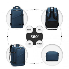 EM2231L - Kono Lightweight Cabin Bag Travel Business Backpack - Navy