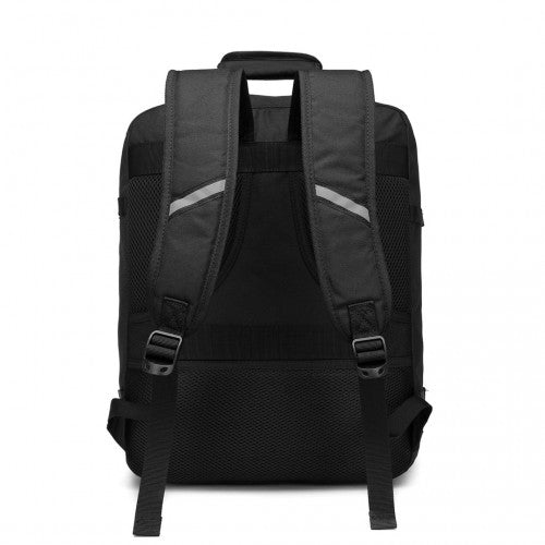 EM2231M - Kono Lightweight Cabin Bag Travel Business Backpack - Black