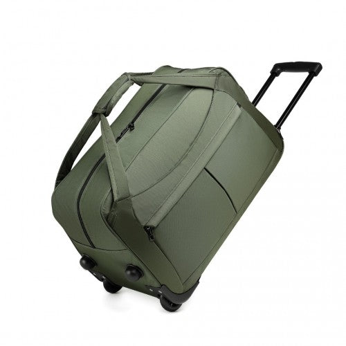 EQ2235 - Kono Foldable Large Capacity Trolley Travel Bag - Green