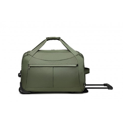 EQ2235 - Kono Foldable Large Capacity Trolley Travel Bag - Green