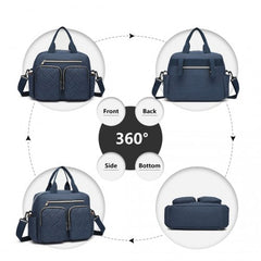 EQ2248 - Kono Durable And Functional Changing Tote Bag - Navy