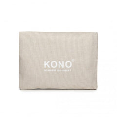 EQ2256 - Kono Foldable Waterproof Storage Travel Handbag - Beige