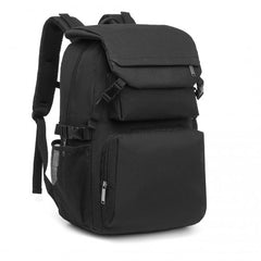 EQ2304 - Kono Men's Versatile and Sleek Urban Commuter Backpack - Black