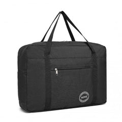 EQ2308 - Kono Foldable Waterproof Storage Cabin Travel Handbag - Black