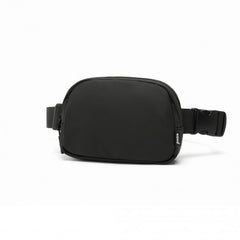 EQ2345 - Kono Sleek And Stylish Minimalist Classic Waterproof Waist Pack - Black