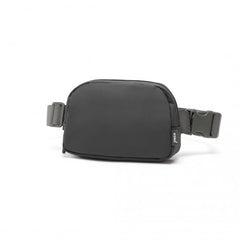 EQ2345 - Kono Sleek And Stylish Minimalist Classic Waterproof Waist Pack - Grey