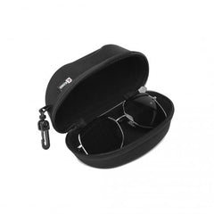 G4042 - Kono Hard Shell Zipper Sunglasses Case - Black