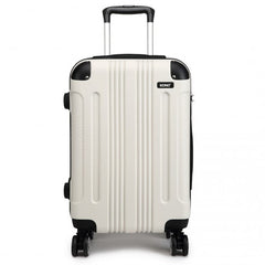 K1777L - Kono 24 Inch ABS Hard Shell Suitcase Luggage - Beige