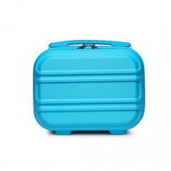 K1871-1L - Kono 12 Inch Lightweight Hard Shell ABS Vanity Case - Blue