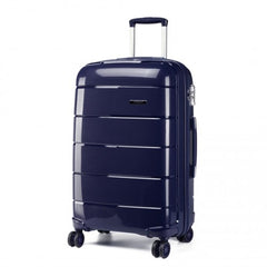 K1997L - KONO 24 INCH HARD SHELL PP SUITCASE - NAVY