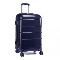 K1997L - KONO 20-24-28” HARD SHELL PP SUITCASE SET - NAVY