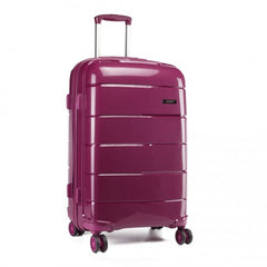 K1997L - KONO 20 INCH CABIN SIZE HARD SHELL PP SUITCASE - PURPLE