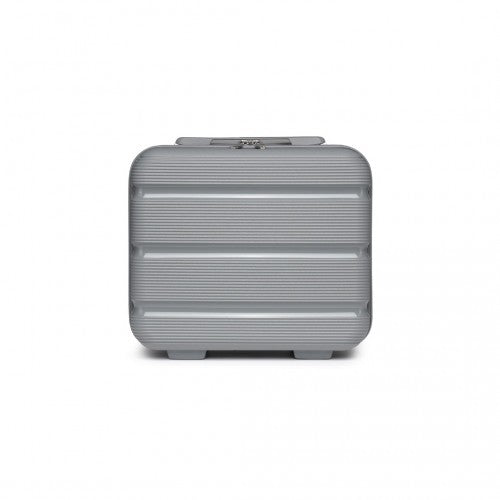 K2092L - Kono 14 Inch Bright Hard Shell PP Vanity Case - Grey