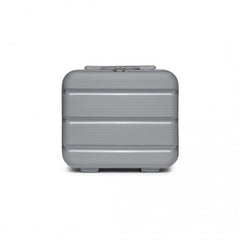 K2092L - Kono 14 Inch Bright Hard Shell PP Vanity Case - Grey