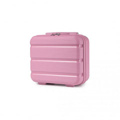 K2092L - Kono 14 Inch Bright Hard Shell PP Vanity Case - Pink