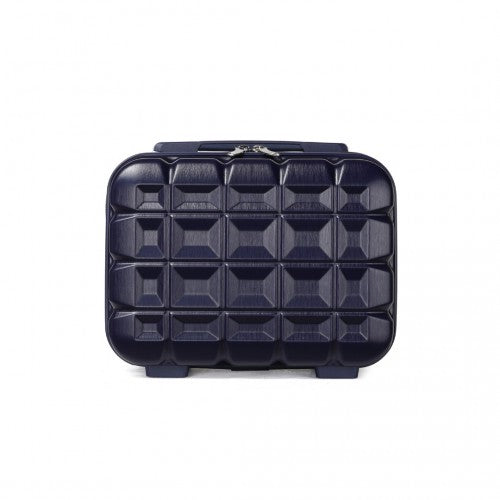 K2292L - Kono 13 Inch Lightweight Hard Shell ABS Vanity Case - Navy