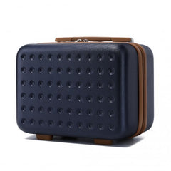 K2394L - Kono 13 Inch Special Hard Shell ABS Vanity Case - Navy