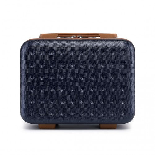 K2394L - Kono 13 Inch Special Hard Shell ABS Vanity Case - Navy