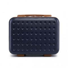 K2394L - Kono 13 Inch Special Hard Shell ABS Vanity Case - Navy