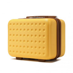 K2394L - Kono 13 Inch Special Hard Shell ABS Vanity Case - Yellow