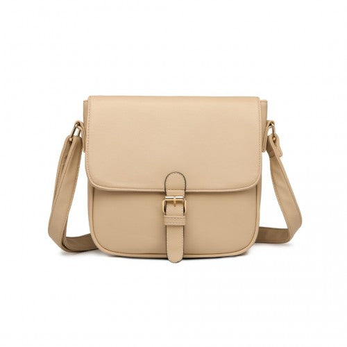 LB2003 - Miss Lulu Classic Cross Body Shoulder Bag - Khaki