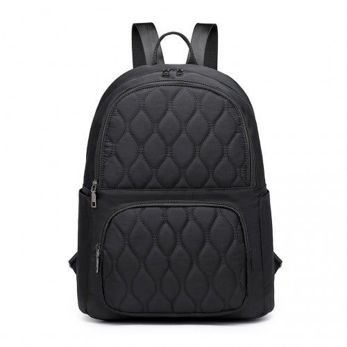 LB2250 - Miss Lulu Casual Lightweight Ladies Backpack - Black