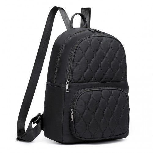 LB2250 - Miss Lulu Casual Lightweight Ladies Backpack - Black