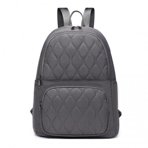 LB2250 - Miss Lulu Casual Lightweight Ladies Backpack - Grey