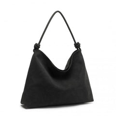 LG2324 - Miss Lulu Minimalist Chic Tote With Personality - Black