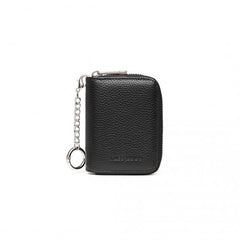 LP2120 - Miss Lulu RFID Blocking Basic Zip Around Wallet - Black