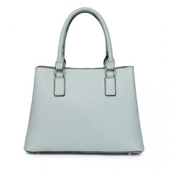 LT2352 - Miss Lulu Modern Elegance PU Leather Lady's Tote - Blue