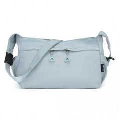 MSM2424 - Miss Lulu Ultra-Light Water-Resistant Urban Casual Commuter Crossbody Bag - Blue