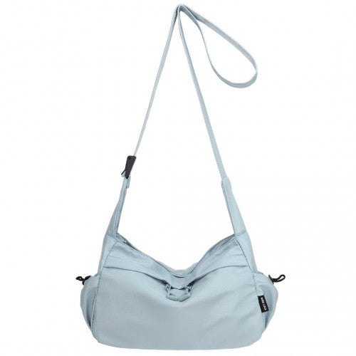 MSM2424 - Miss Lulu Ultra-Light Water-Resistant Urban Casual Commuter Crossbody Bag - Blue