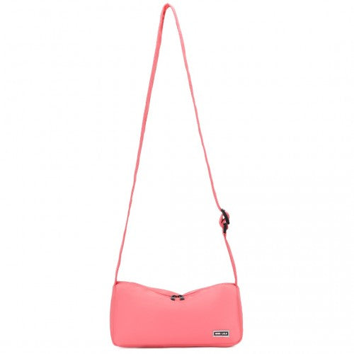 MSM2425 - Miss Lulu Vintage Chic Lightweight Water-Resistant Crossbody Bag - Pink