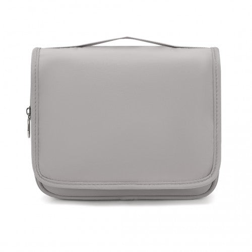 S2342 - Classic Hanging Multi-Pocket Waterproof Travel Makeup Bag - Grey