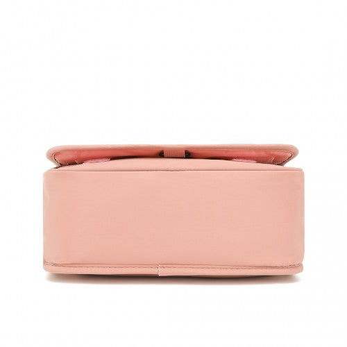 S2342 - Classic Hanging Multi-Pocket Waterproof Travel Makeup Bag - Nude