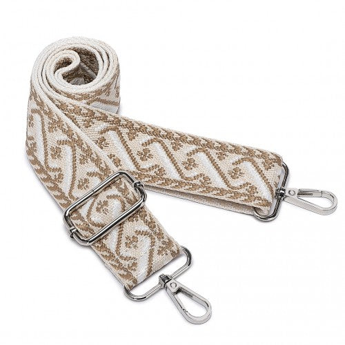 SPM2428 - Miss Lulu Stylish Adjustable Patterned Shoulder Strap for All Bag Types - Khaki