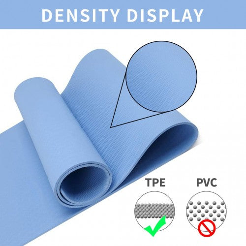 Yoga-1 - Kono TPE Non-slip Classic Yoga Mat - Blue