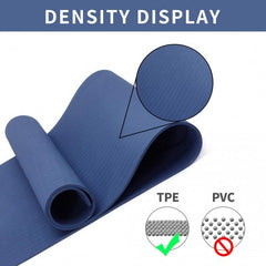 Yoga-1 - Kono TPE Non-slip Classic Yoga Mat - Navy