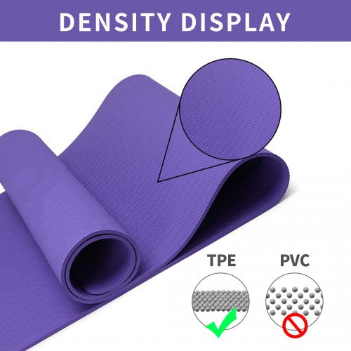 Yoga-1 - Kono TPE Non-slip Classic Yoga Mat - Purple